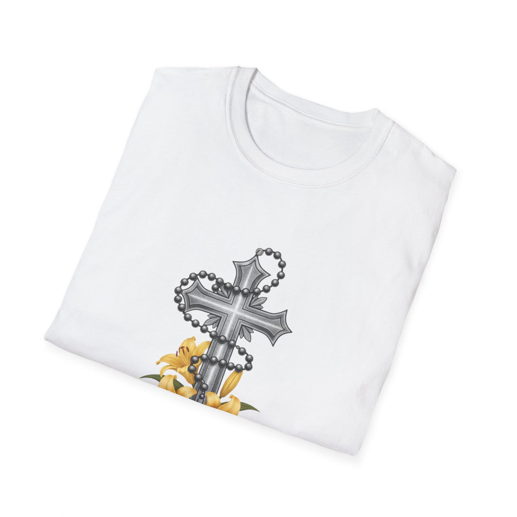 Faith Over Fear T-Shirt — Cross with Lilys Christian Inspirational Tee