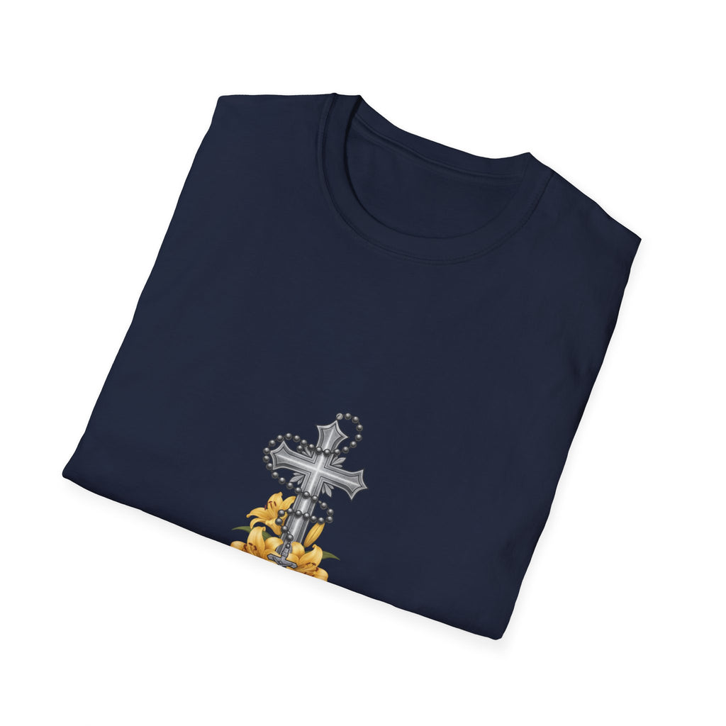 Faith Over Fear T-Shirt — Cross with Lilys Christian Inspirational Tee