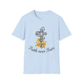 Faith Over Fear T-Shirt — Cross with Lilys Christian Inspirational Tee